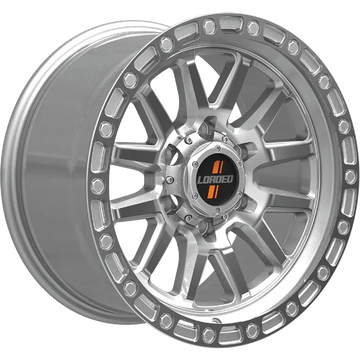 Loaded Stockton Wheels in Machine Faced Silver